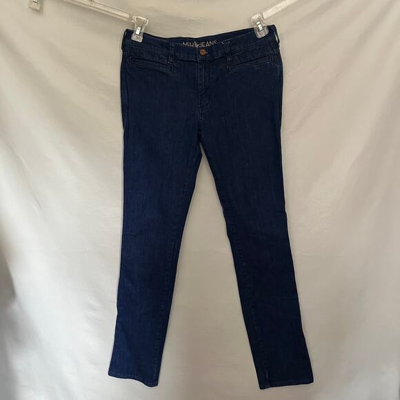 MiH Jeans Oslo Womens Jeans Size 29 Midrise Long Slim Leg Dark Wash Wj80LI - Picture 11 of 11